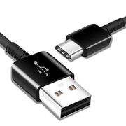 Set 2 x Cablu Samsung - [2 pack] original data cable (ep-dg930mbegww) - usb-a la type-c 2a, 480mbps, 1.5m - negru (blister packing)
