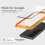 Folie sticla Google Pixel 8 Pro Spigen Glas.tR Align Master, negru