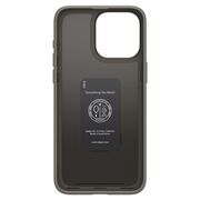 Husa iPhone 15 Pro Max Spigen Thin Fit, Gunmetal