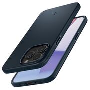 Husa iPhone 15 Pro Max Spigen Thin Fit, albastru inchis