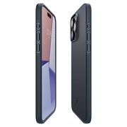 Husa iPhone 15 Pro Max Spigen Thin Fit, albastru inchis