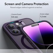 Husa iPhone 14 Pro ESR Classic Hybrid Halolock MagSafe - clear purple