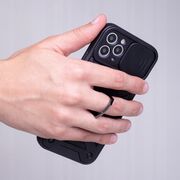 Husa pentru iPhone 11 Pro cu inel Ring Armor Kickstand Tough, protectie camera (negru)
