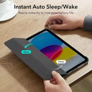 Husa iPad 10 (2022) 10.9 cu functie wake-up/sleep ESR - Ascend Trifold, negru