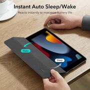 Husa iPad 10.2 inch 9/8/7 2021/2020/2019 cu functie wake-up/sleep ESR - Ascend Trifold, rose gold