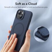 Husa iPhone 15 cu MagSafe ESR - Cloud Soft HaloLock - dark blue