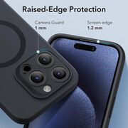 Husa iPhone 15 Pro Max cu MagSafe ESR - Cloud Soft HaloLock, negru