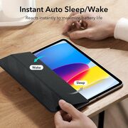 Husa iPad 10 2022 10.9 inch ESR - Rebound Magnetic functie stand si sleep/wake-up, negru