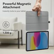 Husa iPad 10 2022 10.9 inch ESR - Rebound Magnetic functie stand si sleep/wake-up - grey