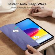 Husa iPad 10 2022 10.9 inch ESR - Rebound Magnetic functie stand si sleep/wake-up - lavender