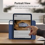 Husa iPad Pro 12.9 inch 2022 / 2021 ESR - Shift Removable Magnetic Cover, Adjustable Portrait/Landscape Stand, blue