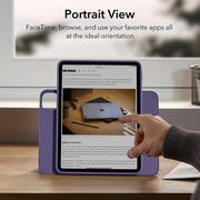 Husa iPad Pro 12.9 inch 2022 / 2021 ESR - Shift Removable Magnetic Cover, Adjustable Portrait/Landscape Stand, purple