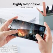 Set 3 x Folie din stilca iPhone 14 Pro Max ESR - Tempered Glass cu aplicator, clear