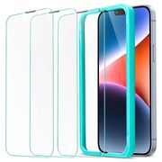 Set 3 x Folie din sticla iPhone 14 ESR - Tempered Glass cu aplicator, clear