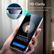 Set 3 x Folie din sticla iPhone 14 ESR - Tempered Glass cu aplicator, clear