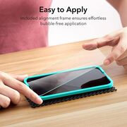 Set 3 x Folie din sticla iPhone 14 ESR - Tempered Glass cu aplicator, clear