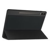 Husa pentru Samsung Galaxy Tab S9 FE+ Plus 12.4 inch UltraSlim de tip stand, functie sleep/wake-up si slot pentru S-Pen, negru