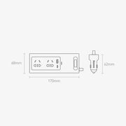 Invertor auto 12V 220V Baseus, 150W, negru, CRNBQ-A01
