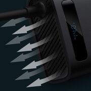 Invertor auto 12V 220V Baseus, 150W, negru, CRNBQ-A01