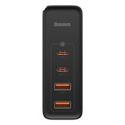 Incarcator 2 x USB QC3.0 / 2 x Type-C PD100W + cablu Type-C la Type-C Baseus GaN2 Pro, CCGAN2P-L01