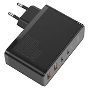 Incarcator 2 x USB QC3.0 / 2 x Type-C PD100W + cablu Type-C la Type-C Baseus GaN2 Pro, CCGAN2P-L01