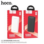 Baterie externa 10000mAh USB-C, 2x USB Hoco J111, 2A, alb