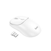 Mouse laptop wireless 2.4G, 1600 DPI Hoco GM25, alb