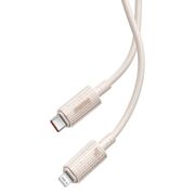 Cablu date tip C, iPhone Baseus, 20W, 1m, roz, P10360201421-00