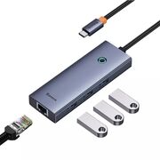 HUB 4 in 1, Docking station USB Type-C la 3 x USB 3.0, RJ45 Baseus B0005280A813-00