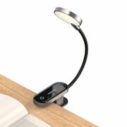 Veioza, lampa pentru birou, lampa pentru citit cu clips Baseus DGRAD-0G, space grey