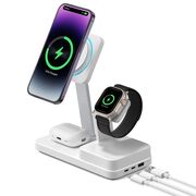 Statie wireless 5in1 GaN MagSafe iPhone, AirPods, Apple Watch ESR