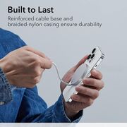 [Pachet 2x] Incarcator premium MagSafe iPhone wireless ESR, argintiu