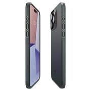 Husa iPhone 15 Pro Max Spigen Thin Fit, verde inchis
