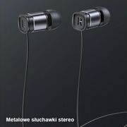 Casti Type-C in Ear cu microfon Usams EP-46, negru, HSEP4603