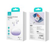 Casti TWS earbuds, ENC, Bluetooth 5.3 Usams, mov, US-XD19