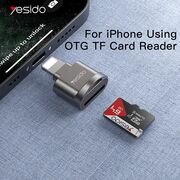 Adaptor OTG, cititor de card Lightning la Card micro SD Yesido GS18