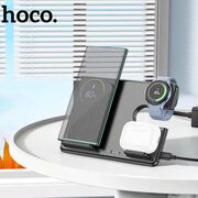 Statie incarcare wireless telefoane, Samsung Watch, AirPods Hoco CQ2
