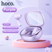 Casti wireless Bluetooth Hoco EQ6, casti Hi-Fi true wireless - purple