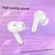 Casti true wireless in-ear, Bluetooth headset Hoco EQ2, mov