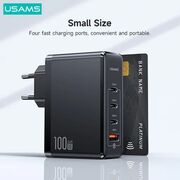 Incarcator Fast Charging 100W, 3xType-C, USB Usams, US-CC163