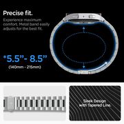 Curea Samsung Galaxy Watch 6 44mm Spigen Modern Fit, argintiu