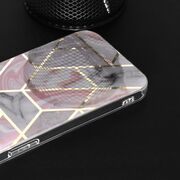 Husa Oppo A17 Techsuit Marble, Pink Hex