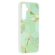Husa Samsung Galaxy S23 FE Techsuit Marble, Green Hex