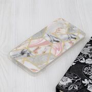 Husa Samsung Galaxy S23 FE Techsuit Marble, Pink Hex