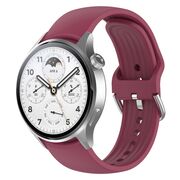 Curea Watchband 22mm (W003) - Huawei Watch GT 2 (46mm)/GT 2 Pro/GT 3 Pro (46mm)/Ultimate, Xiaomi Watch S1 - wine red