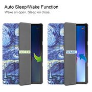 Husa Samsung Galaxy Tab A9 Plus 11 inch UltraSlim de tip stand, functie sleep/wake-up - starry night