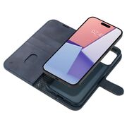 Husa iPhone 15 Pro Max Spigen Wallet S Pro, navy blue
