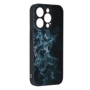 Husa iPhone 15 Pro Max Techsuit Glaze, Blue Nebula