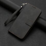 Husa pentru Oppo A79 Wallet Premium tip carte, negru