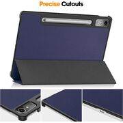 Husa tableta Lenovo Tab P12 12.7 inch functie sleep/wake-up Ultralight de tip stand, navy blue